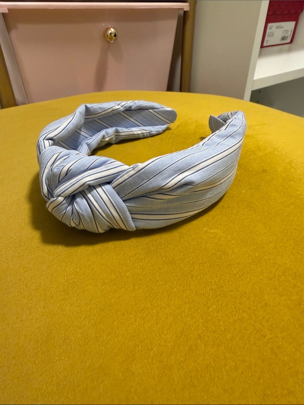 Blue Knotted Headband